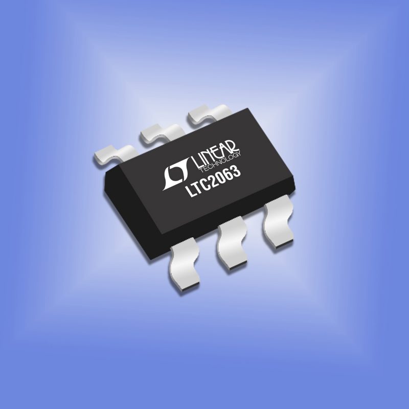 Zerodrift op amp boasts low power consumption without compromise