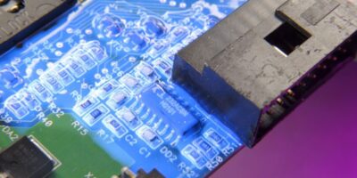 Low viscosity conformal coating from Intertronics cures with light