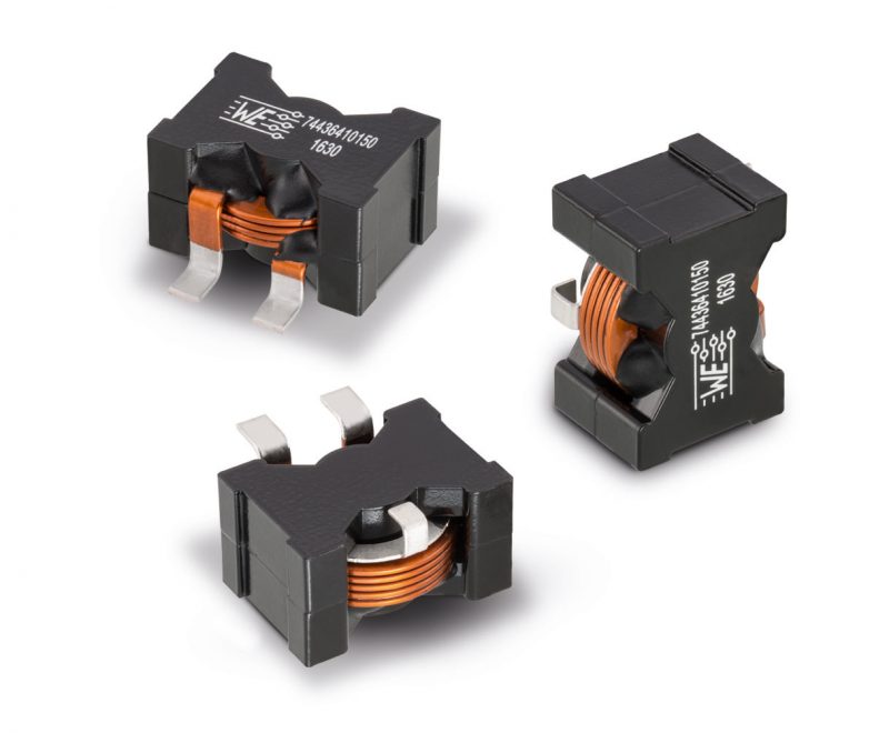 Würth Elektronik eiSos adds flat wire power inductor in 2815 package