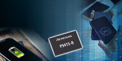 Wireless power receiver from Renesas has WattShare TRx mode