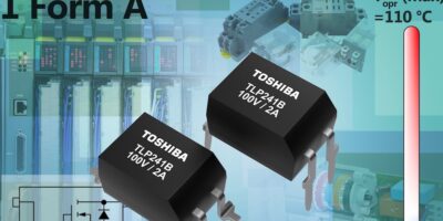 Photorelay targets industrial use with 40 to 100V control range