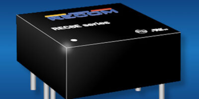 8W DC/DC converter is compact for e-mobility