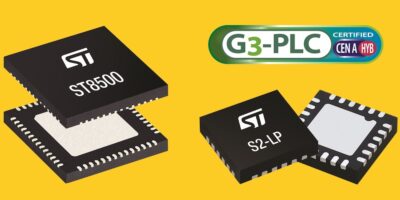 STMicroelectronics claims first prize in race for G3-PLC hybrid comms chipset