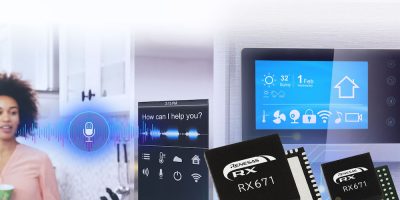 32-bit microcontrollers integrate HMI functions for contactless operation