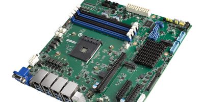 Industrial Micro-ATX motherboard is for AI image processing