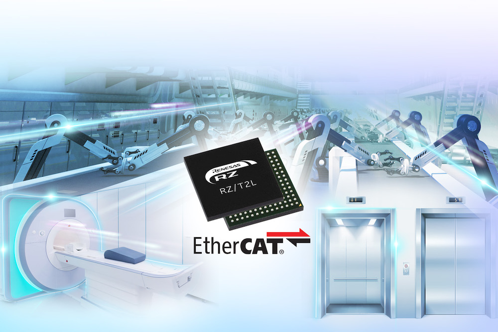RZ/T2L industrial MPU provides real-time control with EtherCAT communication