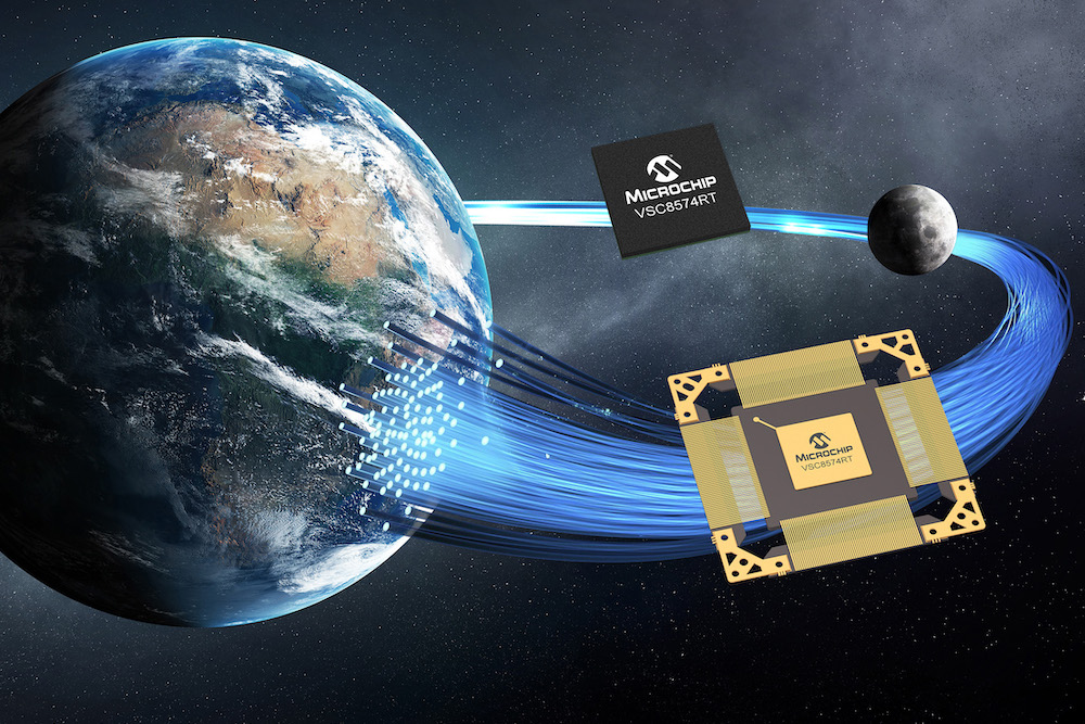 Microchip extends rad-tolerant GbE PHYs with copper and fibre support