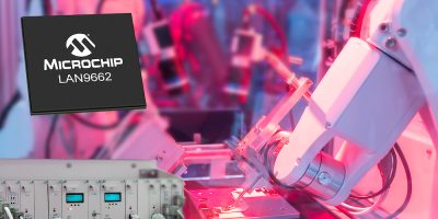 Gigabit Ethernet switch has a real time engine for industrial automation