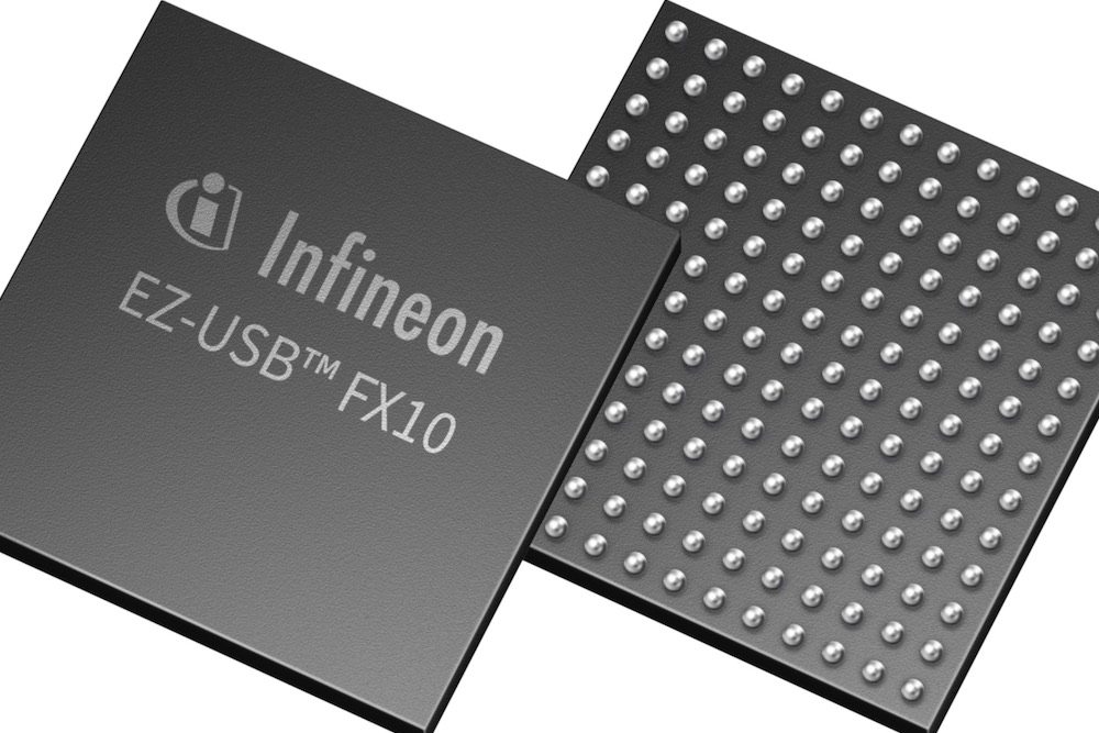 Infineon introduces the industry’s first USB 10 Gbps peripheral controller