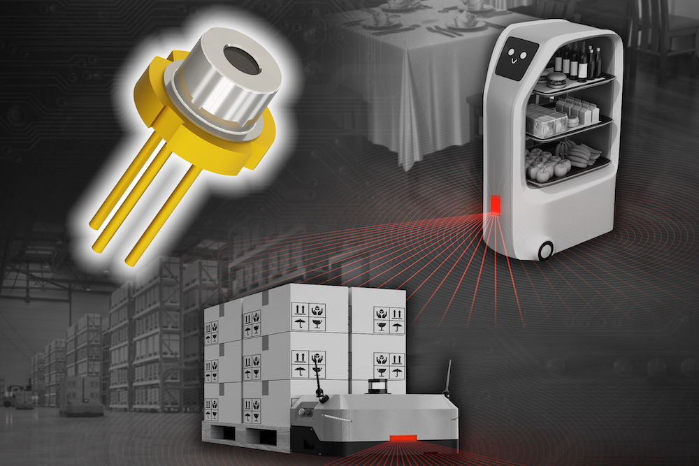Rohm’s new high power 120w laser diode for LiDAR