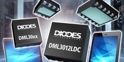 High current load switches from Diodes provide smart power delivery