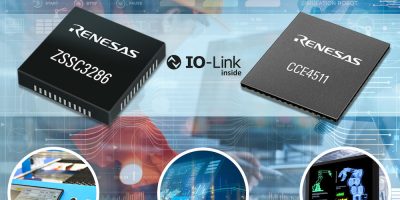 Renesas introduces four-channel master IC and sensor signal conditioner for the growing IO-link market