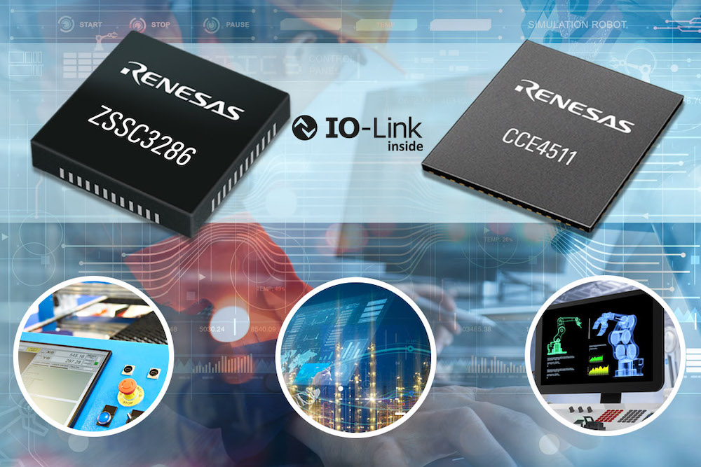 Renesas introduces four-channel master IC and sensor signal conditioner for the growing IO-link market