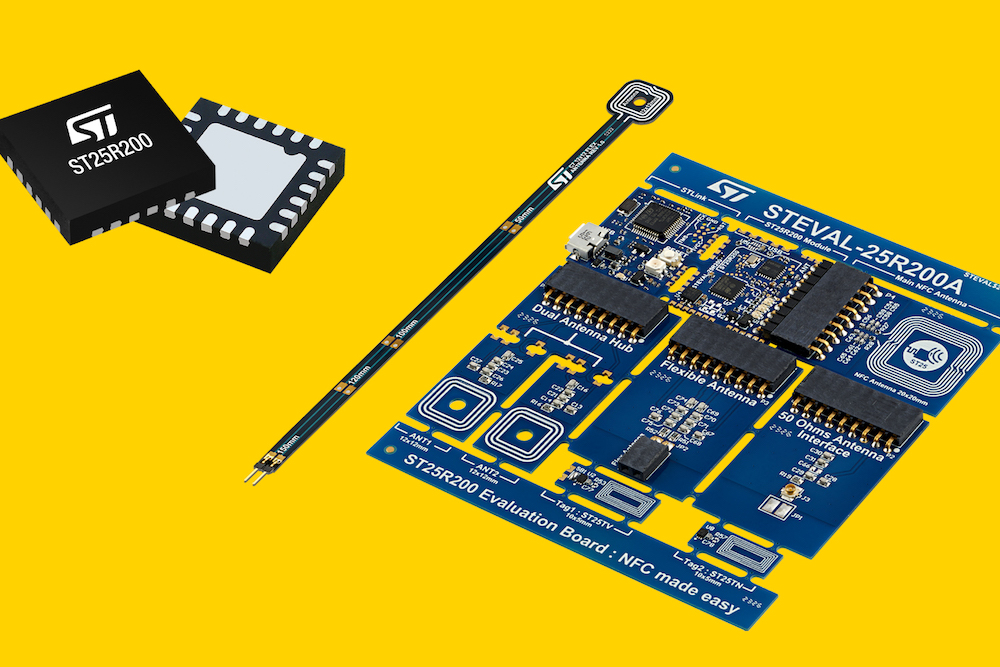 New NFC reader IC and modular kit from ST jumpstarts contactless designs