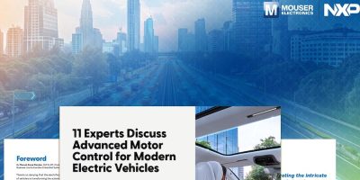 Mouser and NXP deliver perspectives on motor control for electric vehicles in new eBook