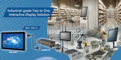 New industrial-grade Two-in-One interactive display solution from IBase