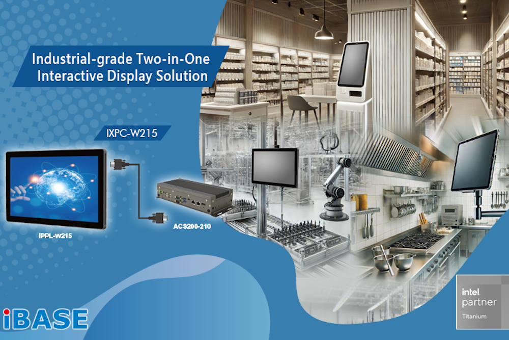 New industrial-grade Two-in-One interactive display solution from IBase