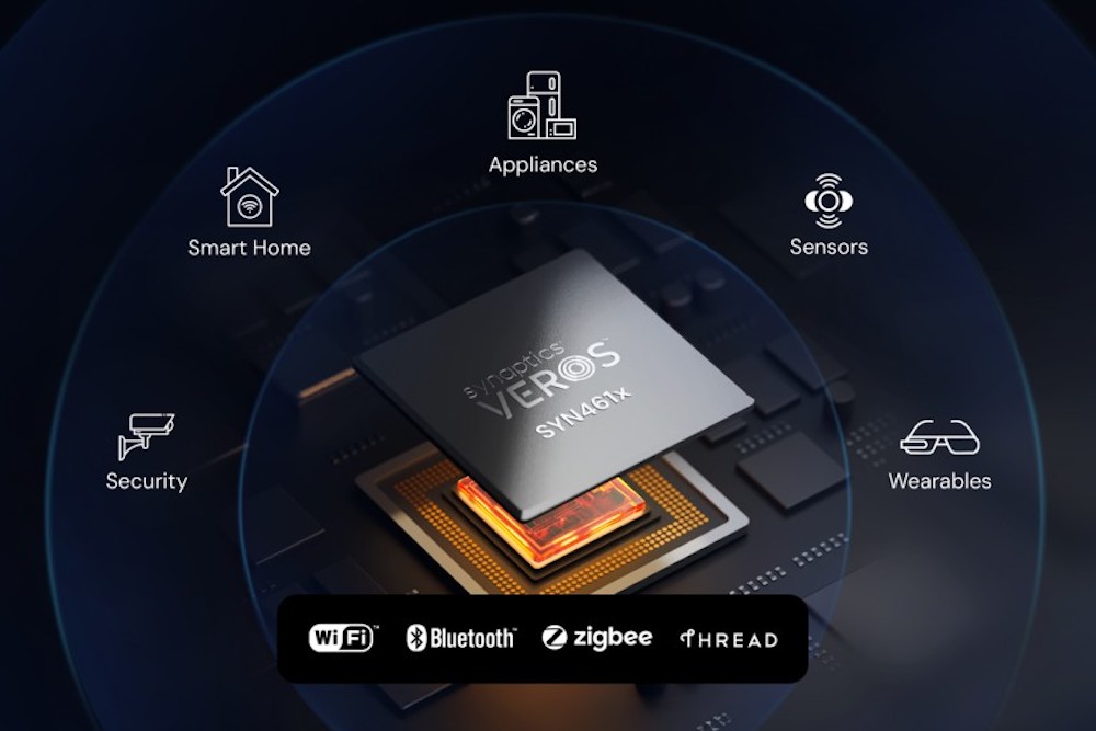 Synaptics launches ultra-low-power Wi-Fi/Bluetooth SoC family for embedded Edge AI IoT