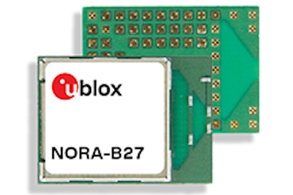 u-blox introduces the NORA-B27 Bluetooth LE module