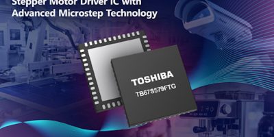 Toshiba launches stepper motor driver IC featuring next-gen Advanced Microstep Technology