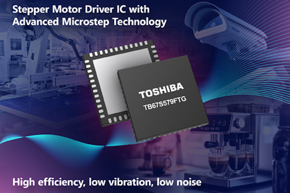 Toshiba launches stepper motor driver IC featuring next-gen Advanced Microstep Technology