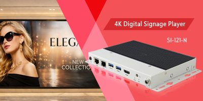 Ibase announces new fanless 4K digital signage player