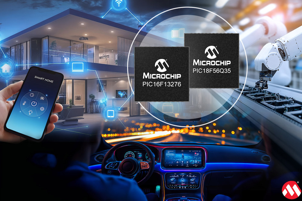 Microchip PIC MCUs integrate logic and control to reduce latency and cost