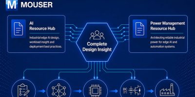 Mouser’s AI and power management hubs help deliver industrial Edge AI