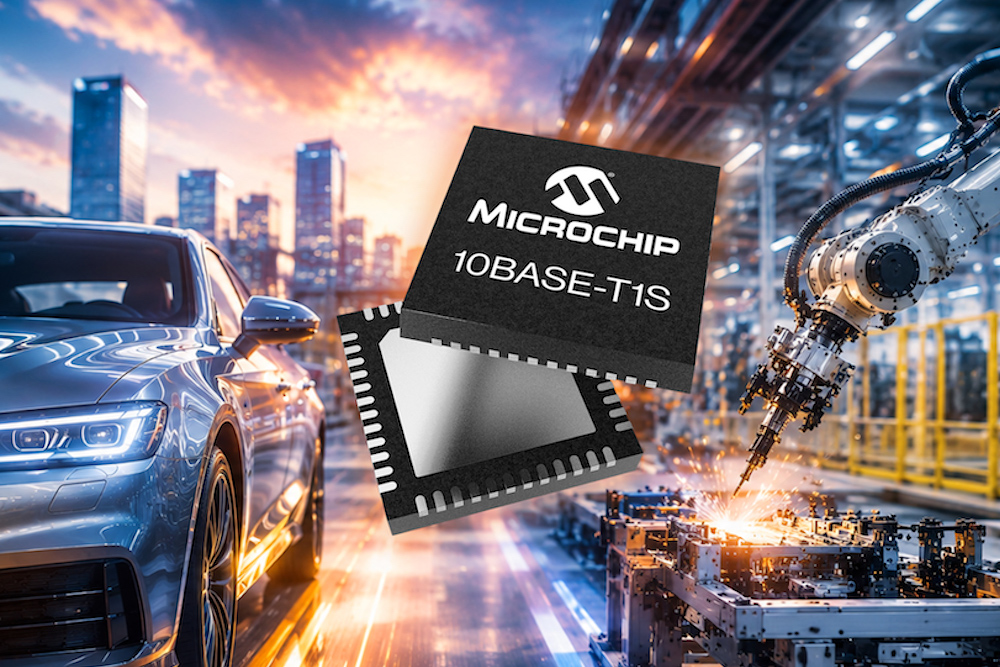 Microchip expands single pair ethernet portfolio enabling scalable edge connectivity
