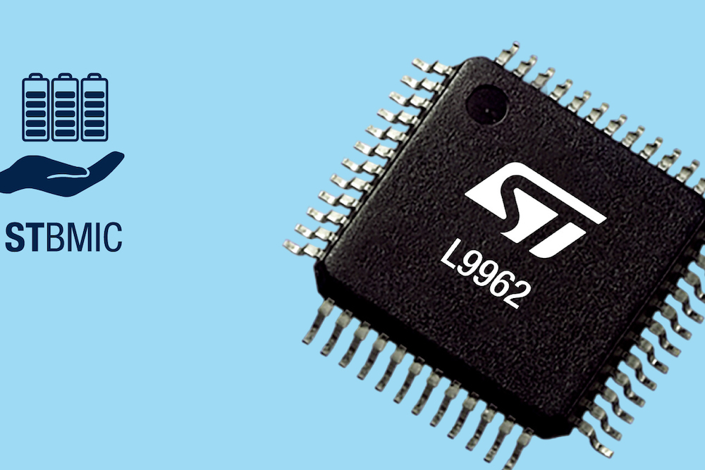 ST’s battery-management IC ensures longer-lasting lithium power in portable equipment