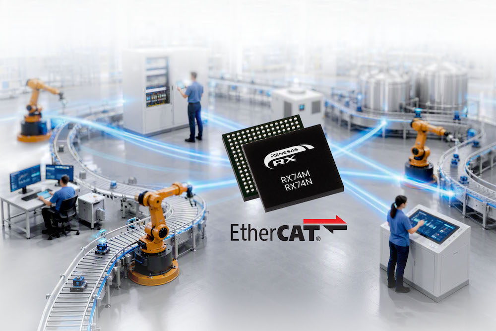 Renesas launches 600 MHz RX74M and RX74N MCUs with 22 nm MRAM